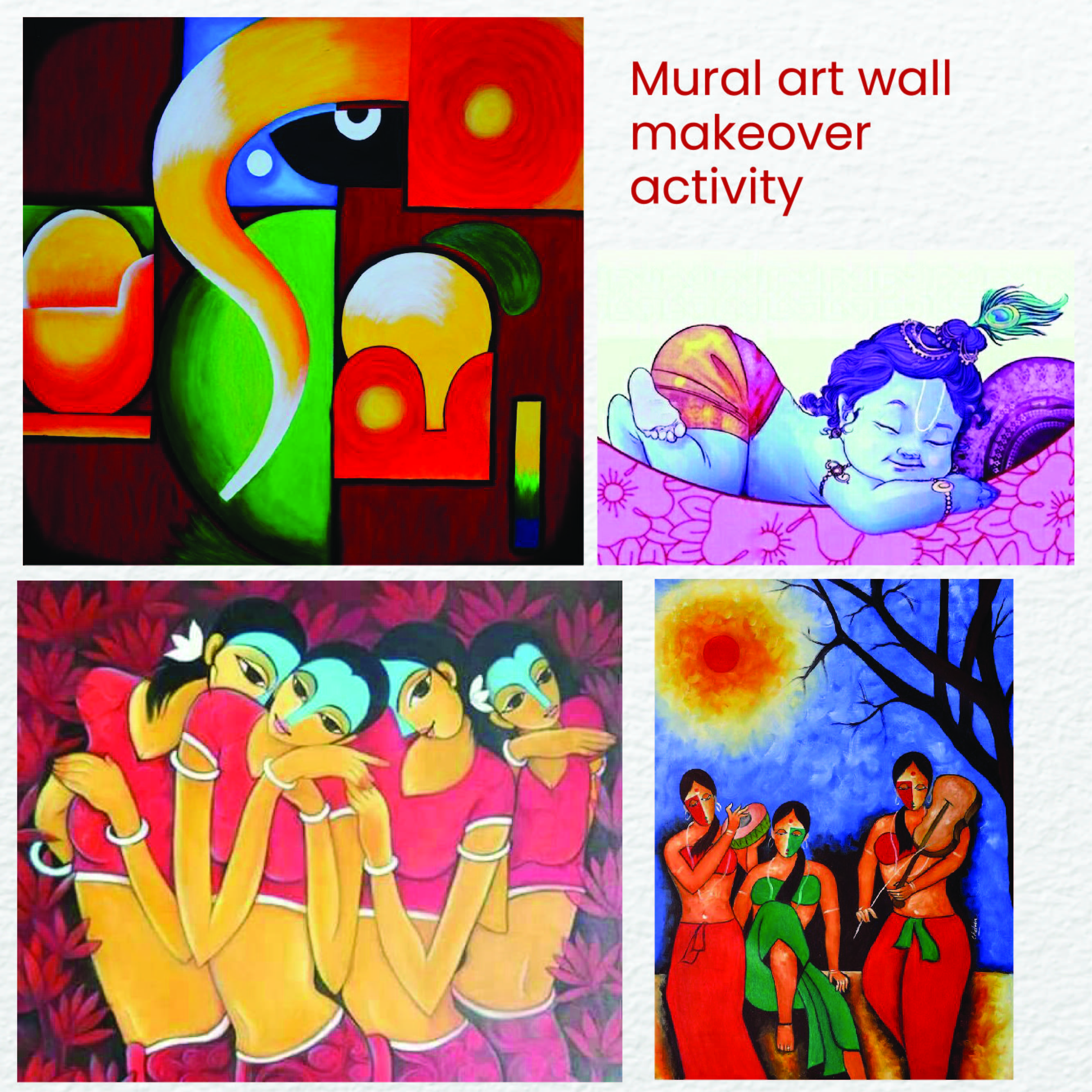 Clinic Wall Makeover Activity via Mural Art